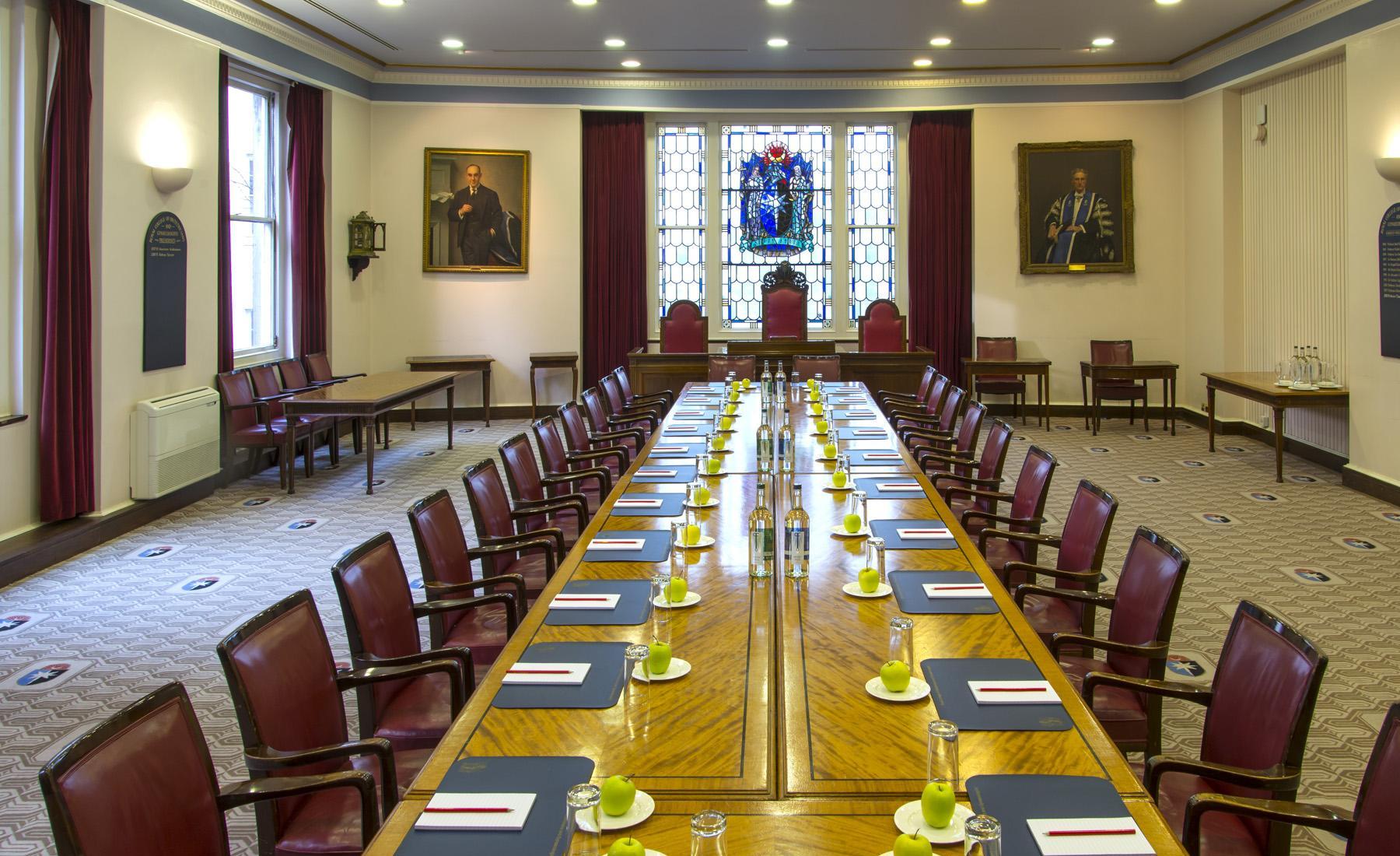 Boardroom Layout in the Committee Room Rooms on Regent’s Park Venue Hire NW1