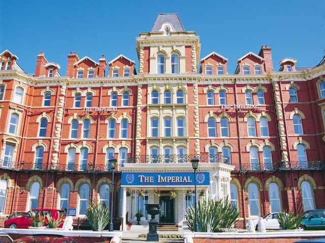 Imperial Hotel Summer Party Blackpool FY1, exterior of the hotel, grand building, sea front