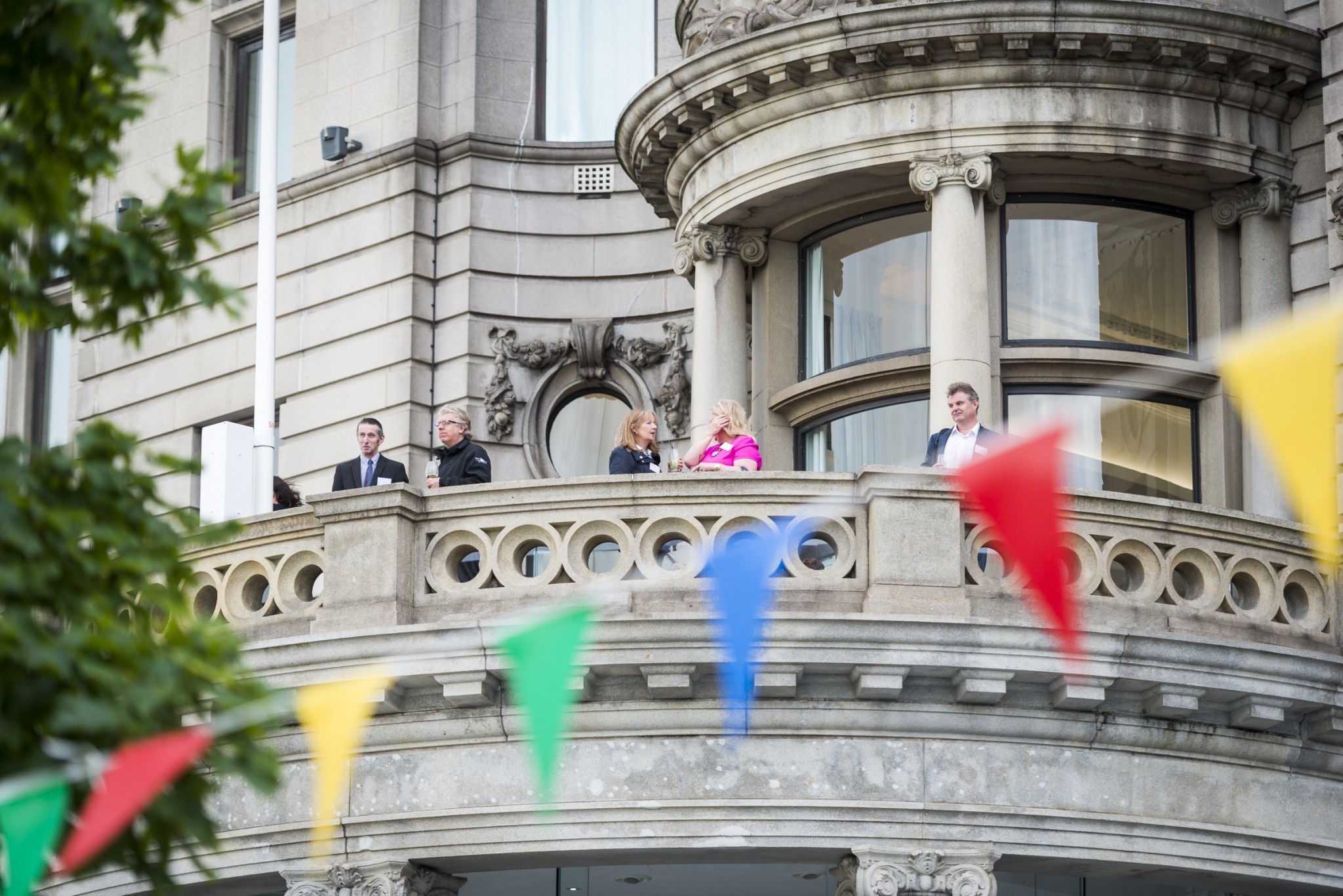 Royal Liver Building Summer Party Liverpool L3, balcony perfect for drinks receptions