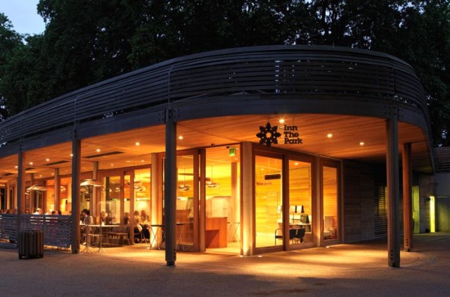 Inn The Park London Summer Venue Hire SW1, stunning outside space, wooden decking
