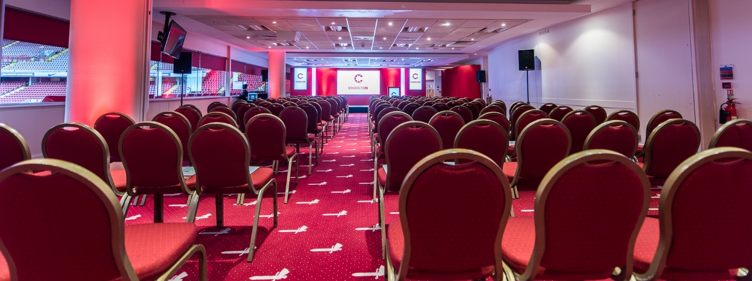 Charlton Athletic London Venue Hire SE7, set up conference style