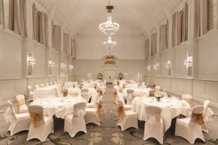Hilton Brighton Metropole Christmas Party BN1, private dinner in grand hall