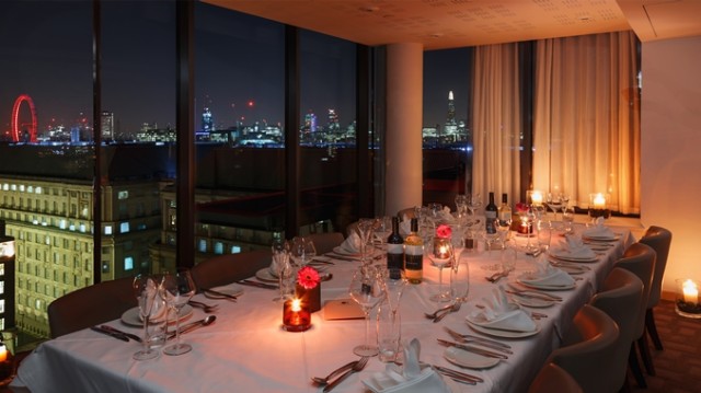 Double Tree by Hilton Westminster Venue Hire SW1, seated dinner, small private dining room