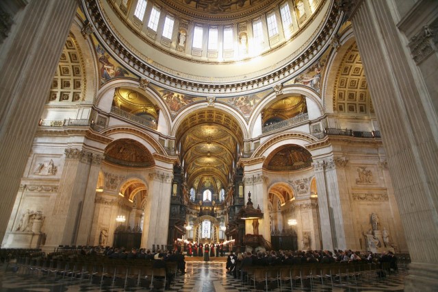 St Pauls Cathedral Venue Hire, high ceilings, theatre style