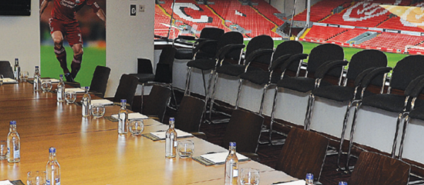 Liverpool Football Club Conferences L4- Breakfast conference set out cabaret style