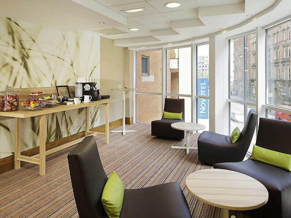 Novotel Manchester Conference M1 lounge area of meeting room